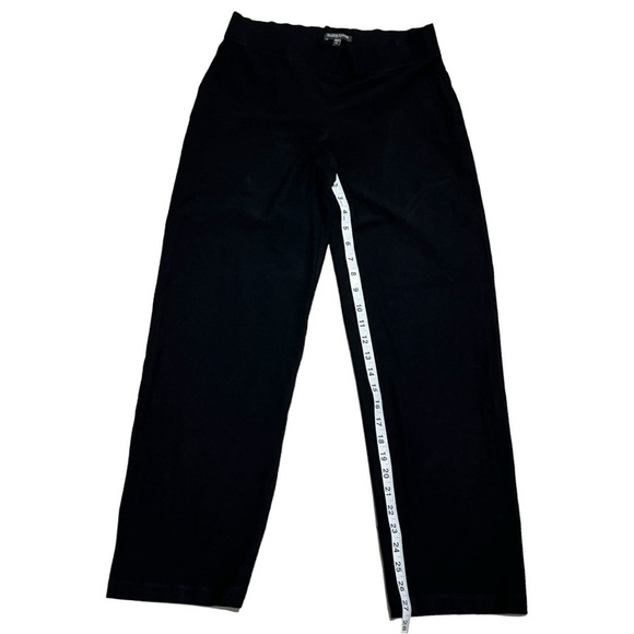 Eileen Fisher Black Pull On Crepe Stretchy Casual Pants Size S - Picture 8 of 13